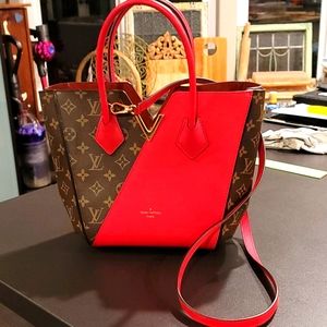 100% Authentic Louis Vuitton Red Kimono Purse